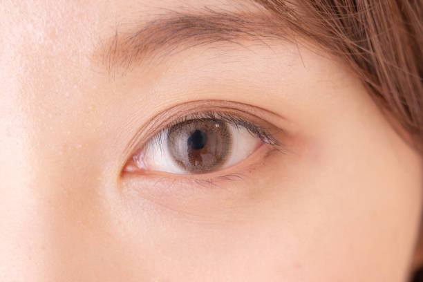 Female eyes stock photo