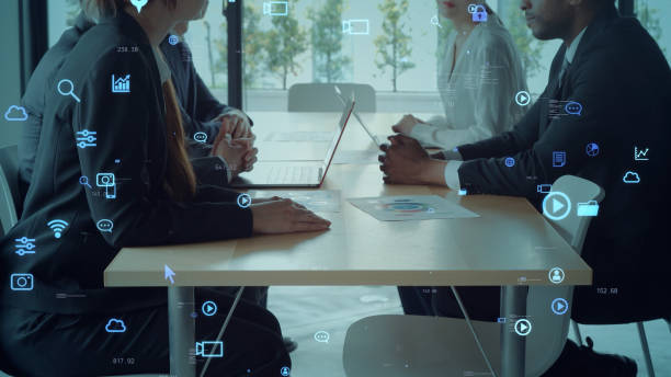 istock Business network concept. Human Resources. Group of businesspeople. 1300746310