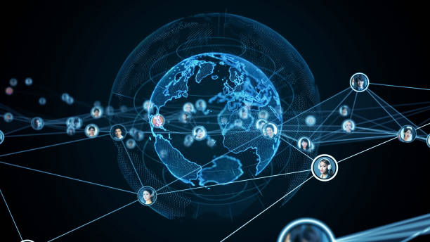 istock Human network concept. Global business. Human resources. 1300754601