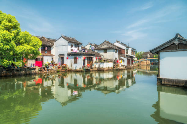 istock Old houses in Jiangnan ancient town 1300762187