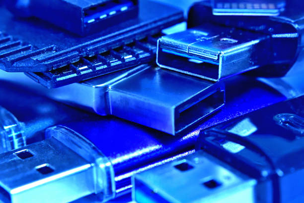 istock media cards and USB flash drives 1300762243