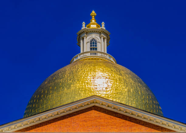 istock Golden Dome State Legislature House Boston Massachusetts 1300768938