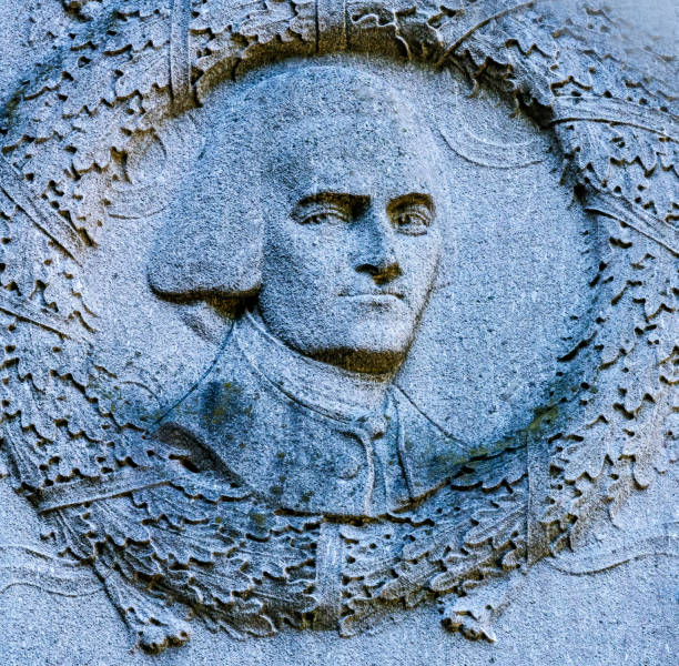 john hancock grave granary burying ground revolut[onary heroes boston massachusetts - boston declaration of independence history usa fotografías e imágenes de stock