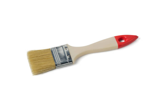 istock New paint brush isolated on a white background. 1300770513