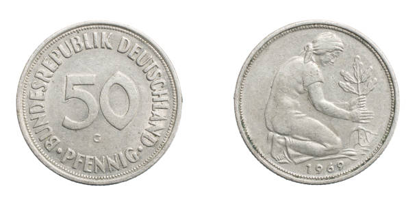 istock fifty germany pfennig coin on a white isolated background 1300772332