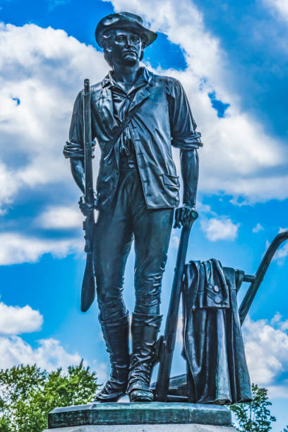 istock Minute Man Statue Old North Bridge American Revolution Monument Concord Massachusetts 1300772676