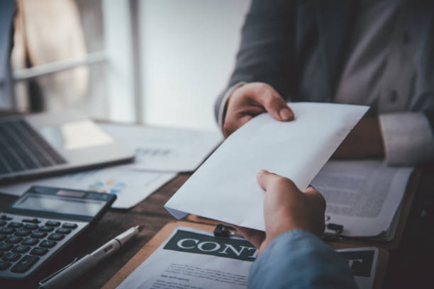istock businessman was negotiating an agreement in which the dollar was accepted as a bribe in corruption. anti bribery and corruption concepts 1300777032