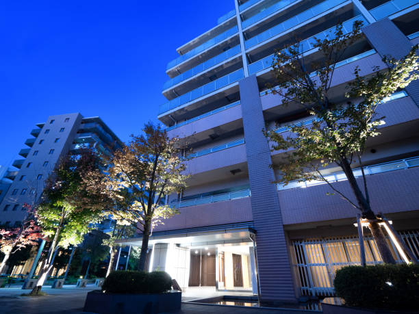 istock Large apartment at dusk 1300782531