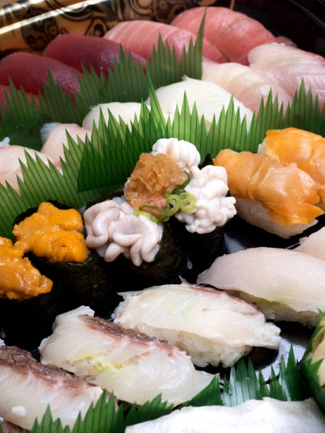 istock Nigiri sushi for takeout 1300782997