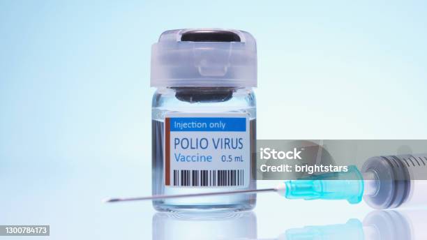 Polio Vaccine Stock Photo - Download Image Now - Polio, Polio Vaccine, Ampoule