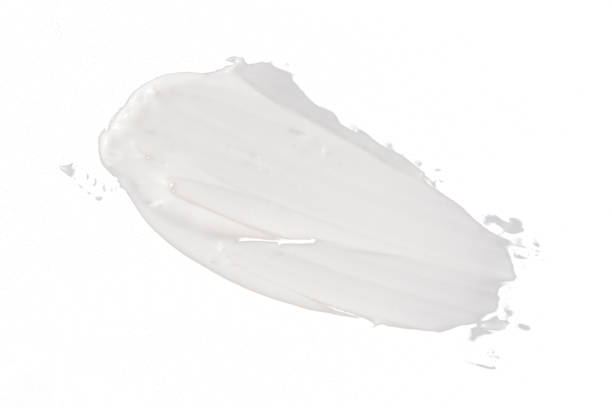 istock white cosmetic face cream texture on white background 1300792494
