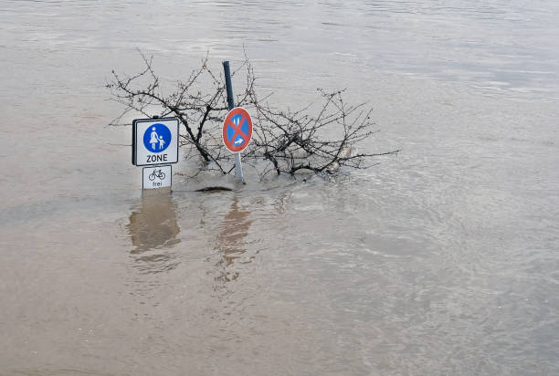 istock Flooded pedestrian zone in Cologne, Germany 1300793587