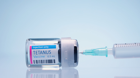 Tetanus vaccine.
