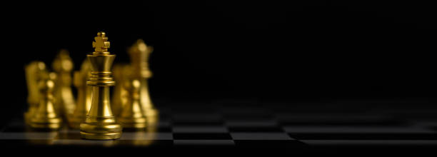 istock Chess board game for ideas and competition and strategy, business success concept. 1300797375