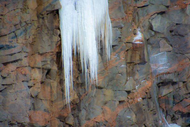 istock spectacular ice on the cliff 1300799451