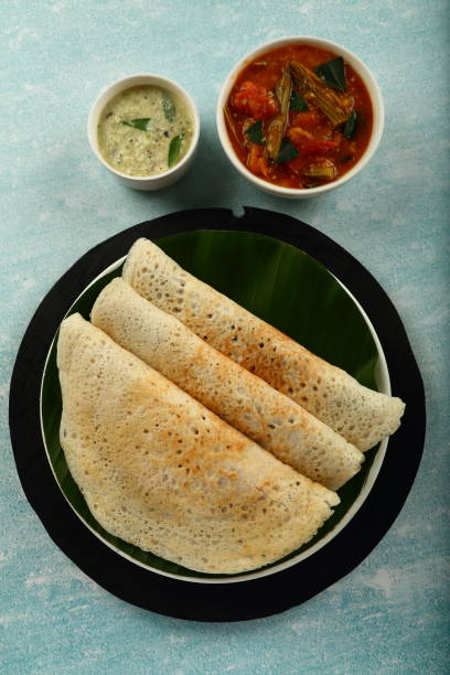 istock Indian masala dosa, thosai. 1300802557