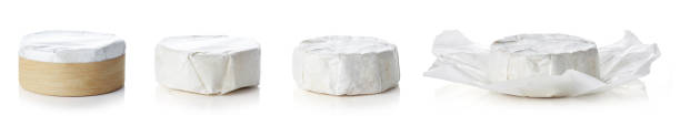 istock Camembert cheese isolated on white 1300802731