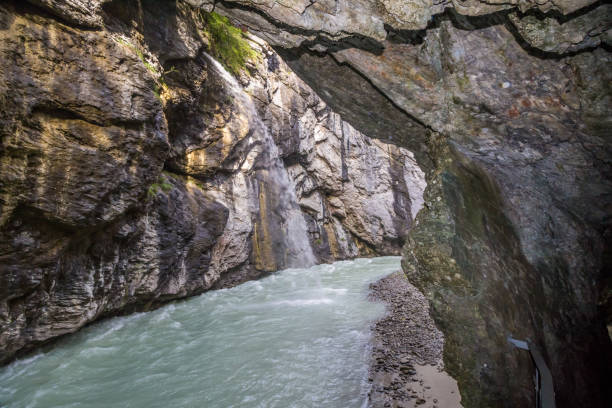 istock Glacier gorge in Swiss Alps 1300806195