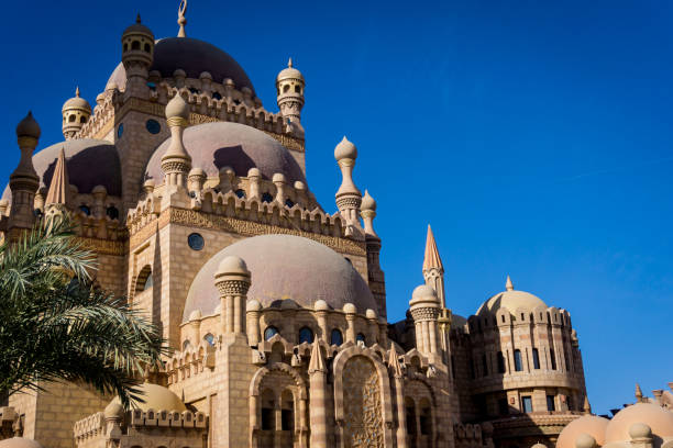 istock Details of large Islamic mosque. Religion background 1300806295