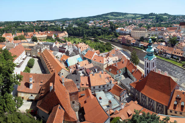 istock View of Cesky Krumlov, Czech Republic 1300807691