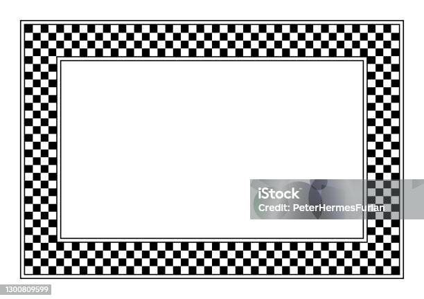 Checkered Pattern Rectange Checkerboard Pattern Rectangle Frame Checkered Pattern Frame Stock ...