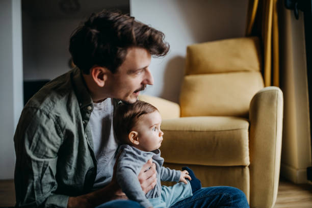 istock Father and his baby boy 1300815302