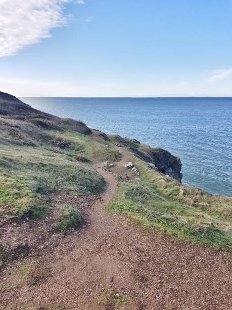istock Trail along the ocean 1300815334