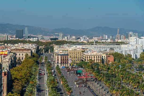 istock Aerial view of Barcelona 1300815594