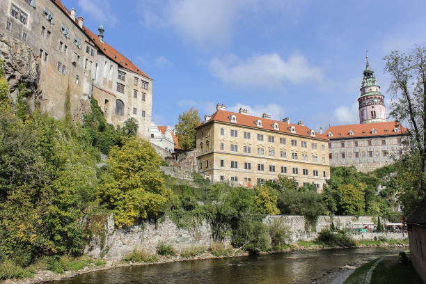 dekoracje pragi, czechy. piękny krajobraz starego miasta. pejzaż miejski, budynek. - czech republic zdjęcia i obrazy z banku zdjęć