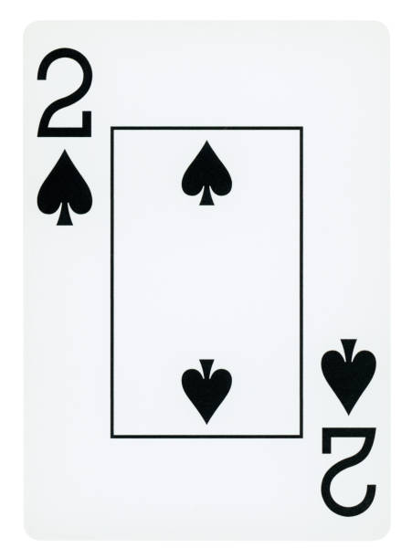 istock Two Of Spades playing card - Isolated 1300818174