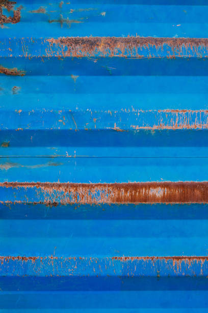 istock Blue metal texture and abstract background. 1300824004