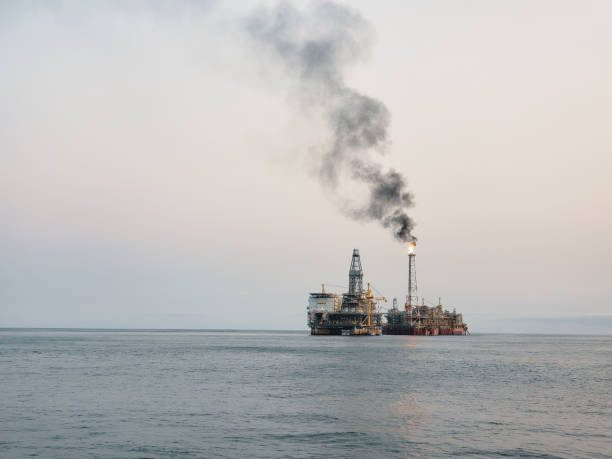 浮遊生産貯蔵およびオフロード(fpso)容器、石油およびガスの取り入れ - africa fpso nautical vessel oil rig ストックフォトと画像