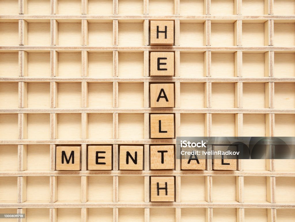 Mental Health Wooden Blocks Concept Stock Photo Download Image Now