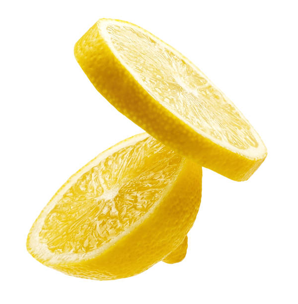 istock two segments of a fresh lemon isolated on white background 1300843995