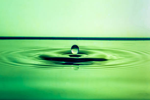 istock A drop of water triggers a Tsunami 1300857136