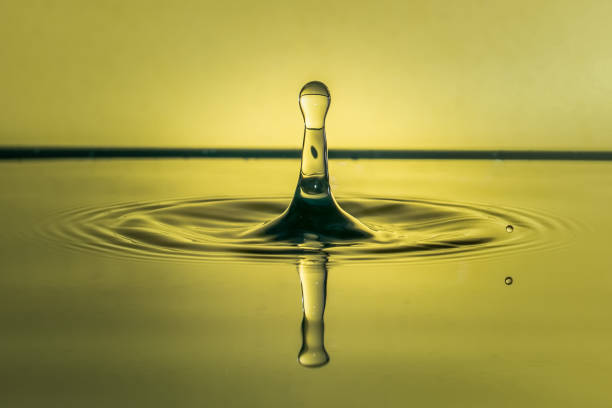 istock A drop of water triggers a Tsunami 1300857144