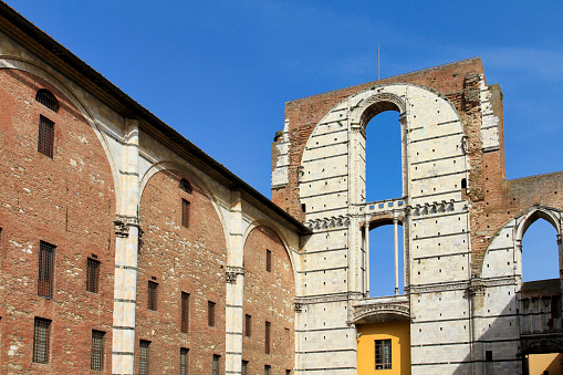 Ruinas Duomo Nuovo, Nueva catedral en Siena, Italia photo