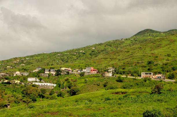 istock Sao Jorge - Village under mountain 1300861168
