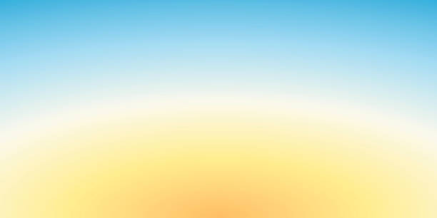 stockillustraties, clipart, cartoons en iconen met abstracte vage achtergrond - onscherp oranje gradiënt - zonsopgang