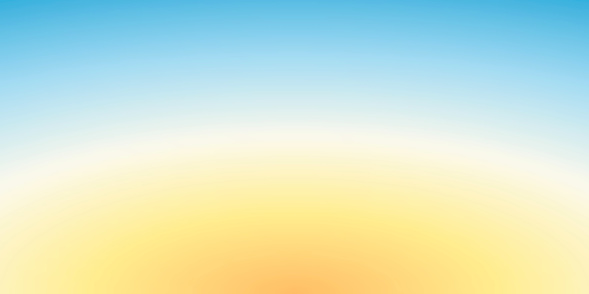 Modern and trendy abstract background with a defocused and blurred gradient, can be used for your design, with space for your text (colors used: Blue, White, Beige, Yellow, Orange). Vector Illustration (EPS10, well layered and grouped), wide format (2:1). Easy to edit, manipulate, resize or colorize.