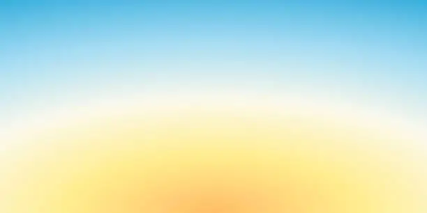 Vector illustration of Abstract blurred background - defocused Orange gradient