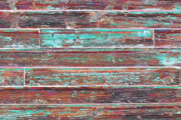 istock The surface of a brown green shade board wall. 1300865574