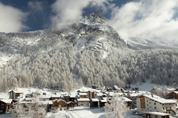 istock A Swiss village in Winter 1300871100