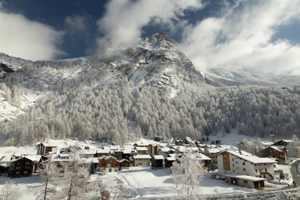 istock A Swiss village in Winter 1300871876