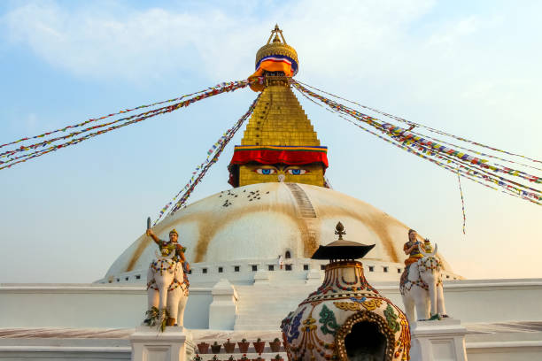 istock Bodnath stupa in Kathmandu city, Nepal 1300873907
