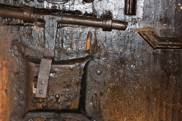 istock Close-up of a Historical Door Lock 1300879177
