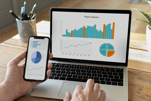 istock Young male ceo executive manager or economist analyzing project statistics. 1300879284