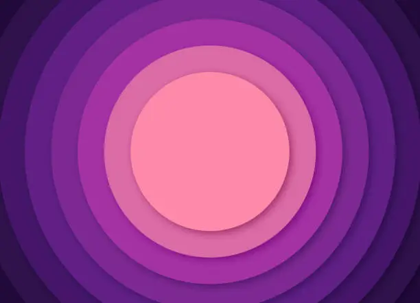 Vector illustration of Abstract Circles Background