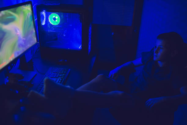istock Video games addiction 1300889760