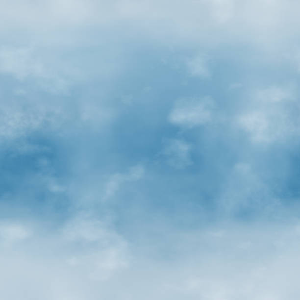 istock White clouds and blue sky seamless stock illustration. 1300890710